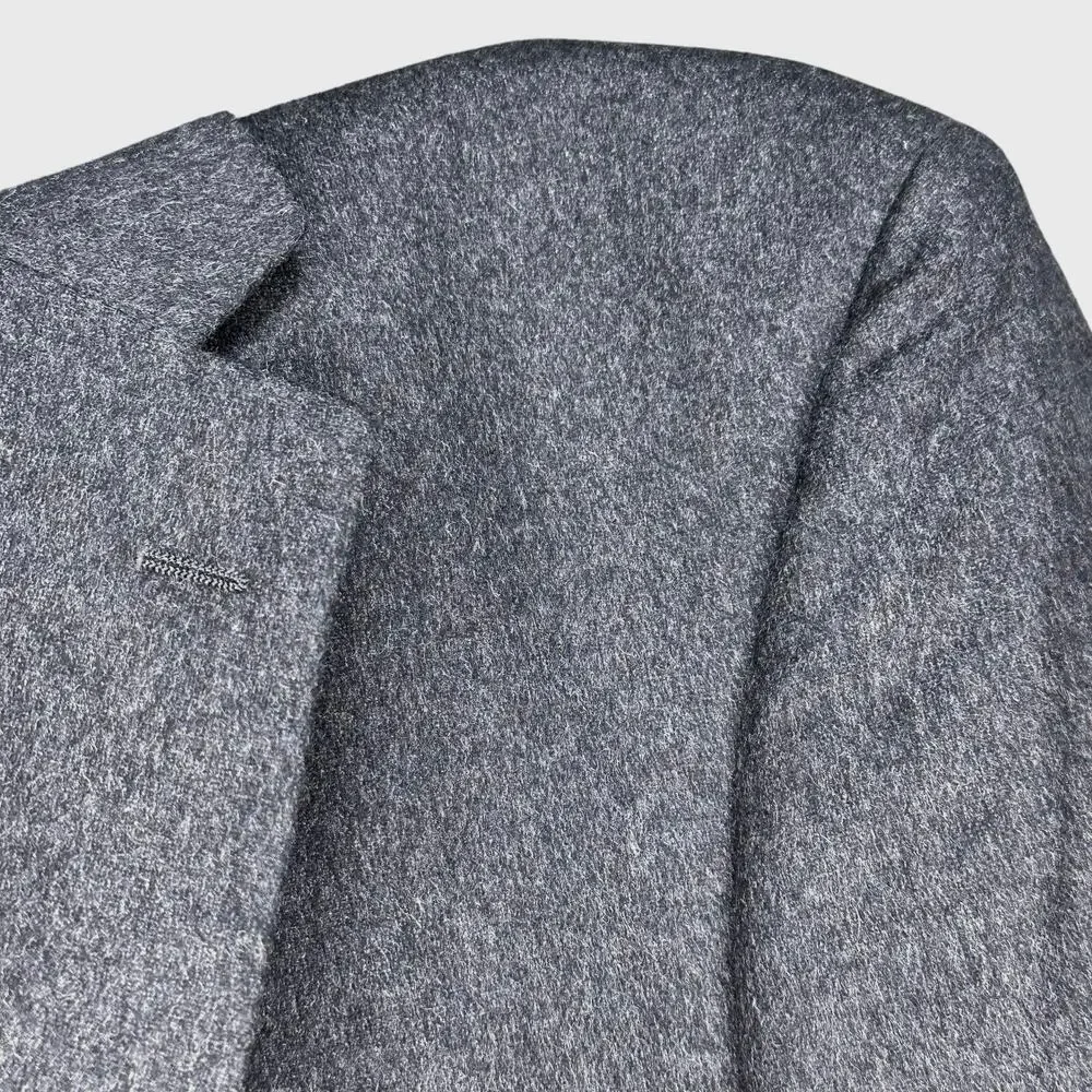 Jos. A. Bank Men's 44R Blazer Charcoal‎ Gray 100% Cashmere Sportscoat Business
